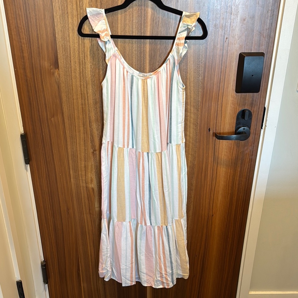 Rails Multicolor Striped Midi Capri Dress